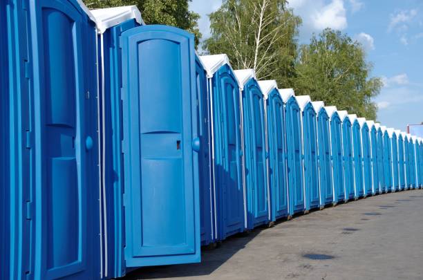 Porta potty delivery and setup in Columbia City, OR